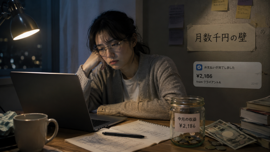 月数千円が限界