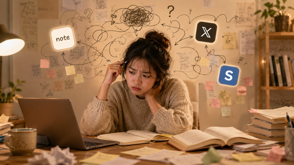noteやXや書籍の情報を真似しても再現しにくい理由